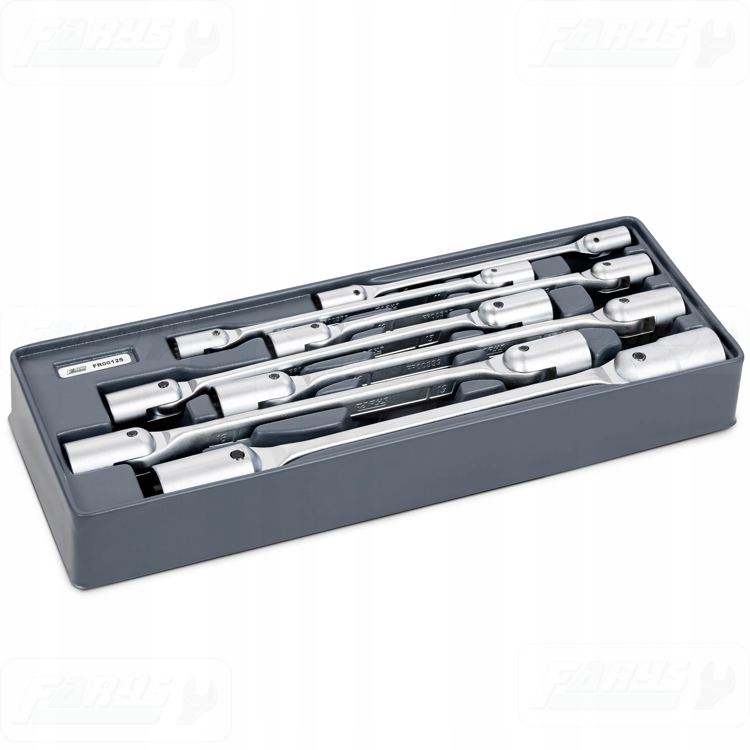 Sada nástrčných klíčů s kloubem 7 Ks. Vložka Skříňky Vybavení Premium