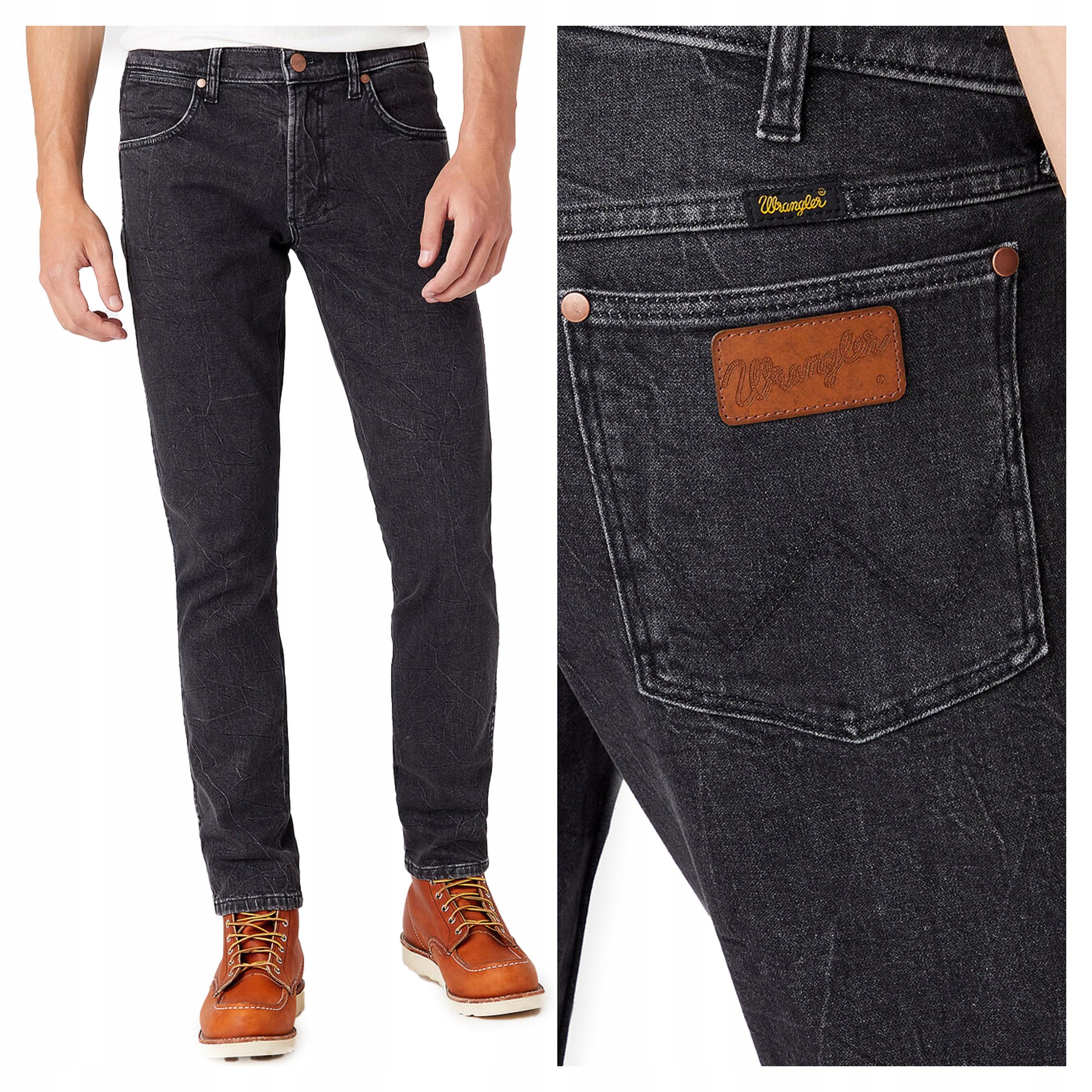 Pánské přiléhavé džínové kalhoty Wrangler Larston 32/34