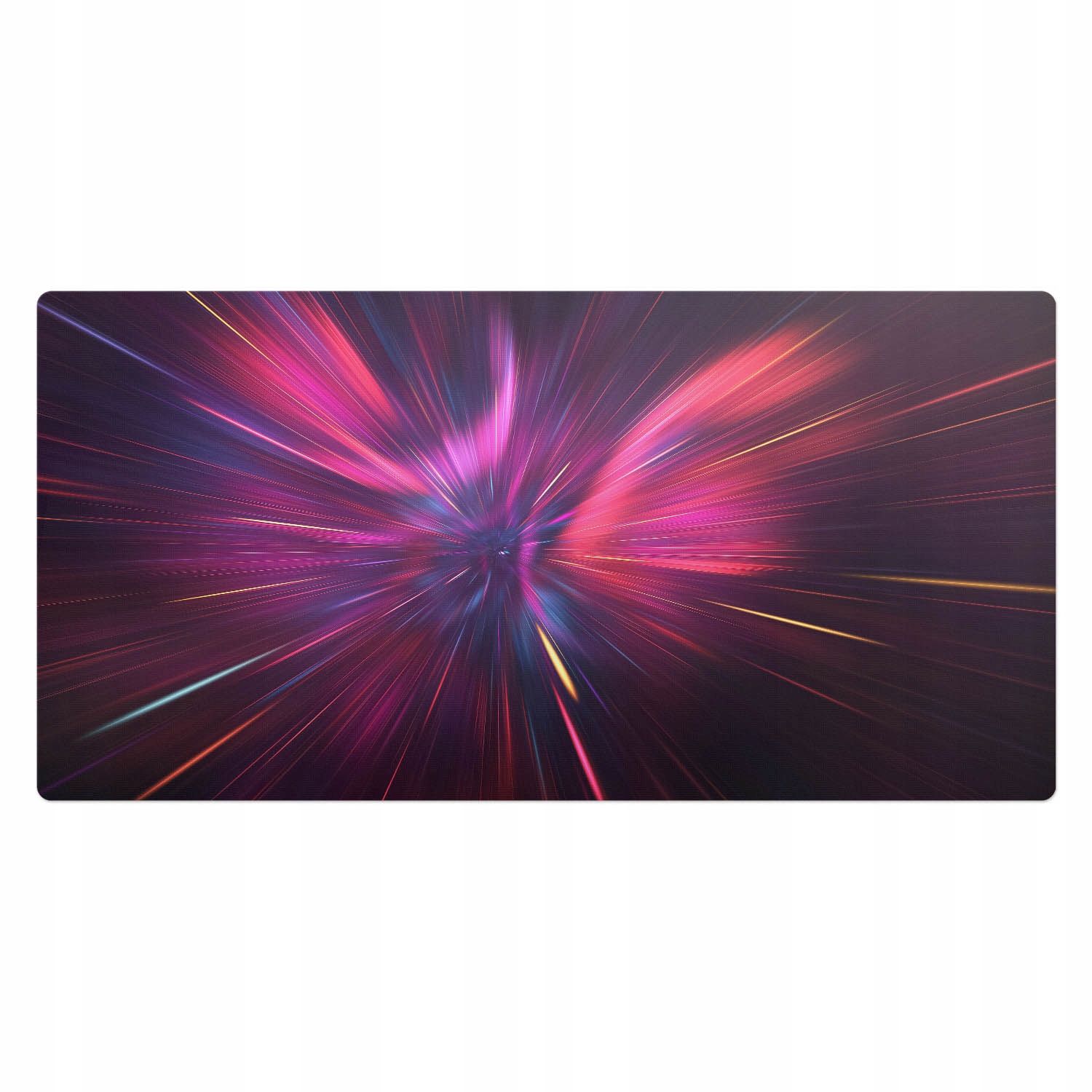 Protiskluzová ochranná podložka na psací stůl s grafikou Astrální záblesky 100x50 cm