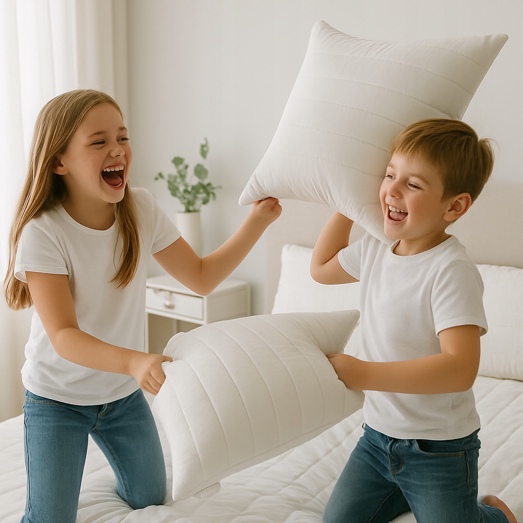 PODUSZKA PIKOWANA 70X80 cm ANTYALERGICZNA POLSKA ZERO WASTE EKO Wyrób medyczny nie