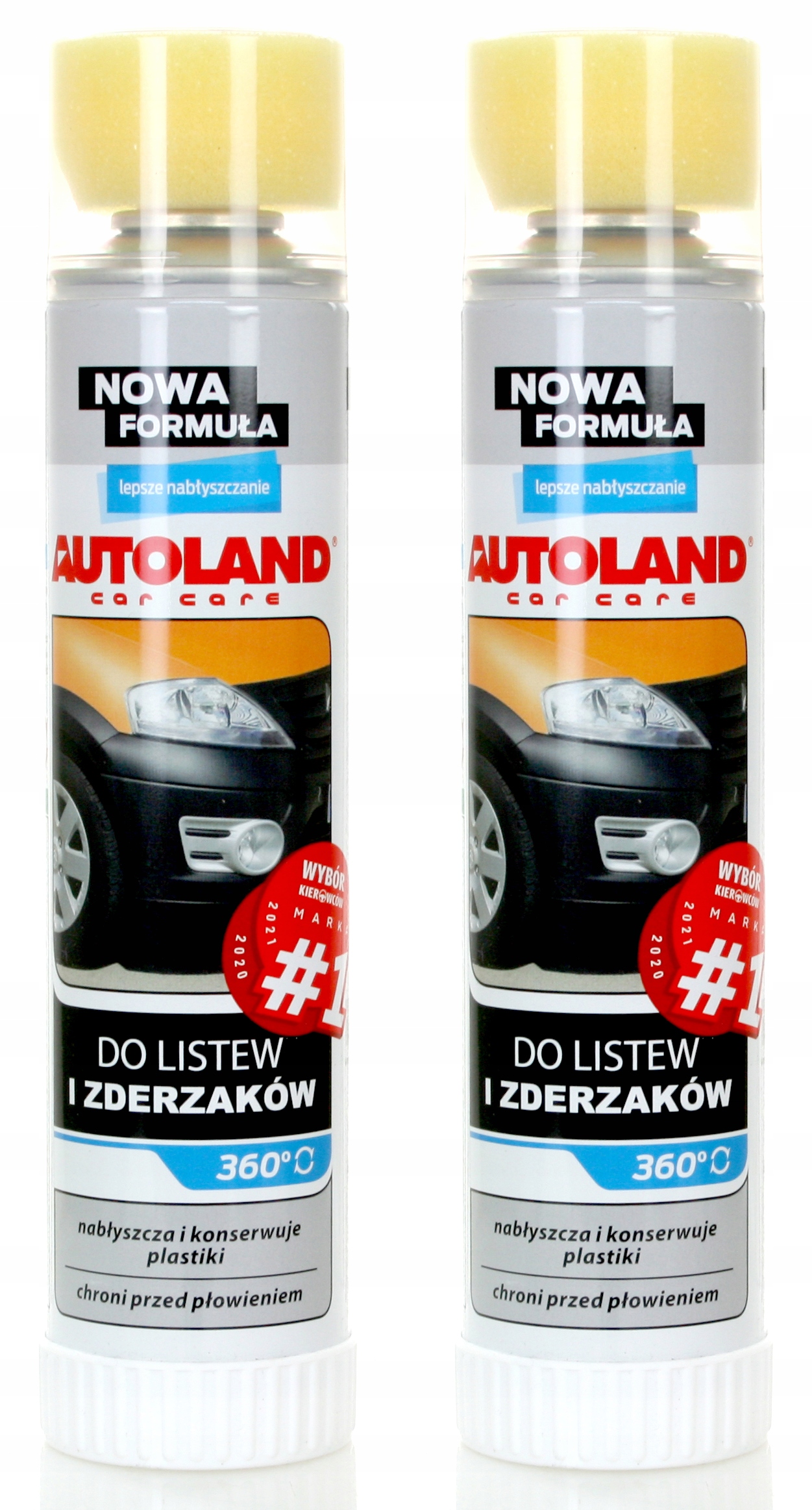 2 Czernidła Do Listew I Zderzaków Z Gąbką Autoland