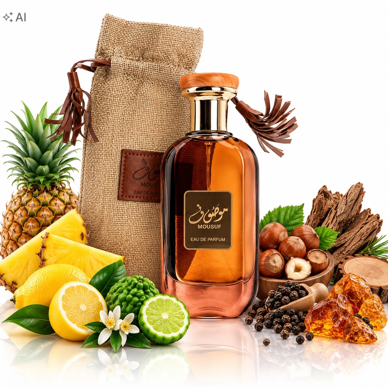 Oryginalne Perfumy Arabskie Ard Al Zaafaran Mousuf Braun 100ml Edp