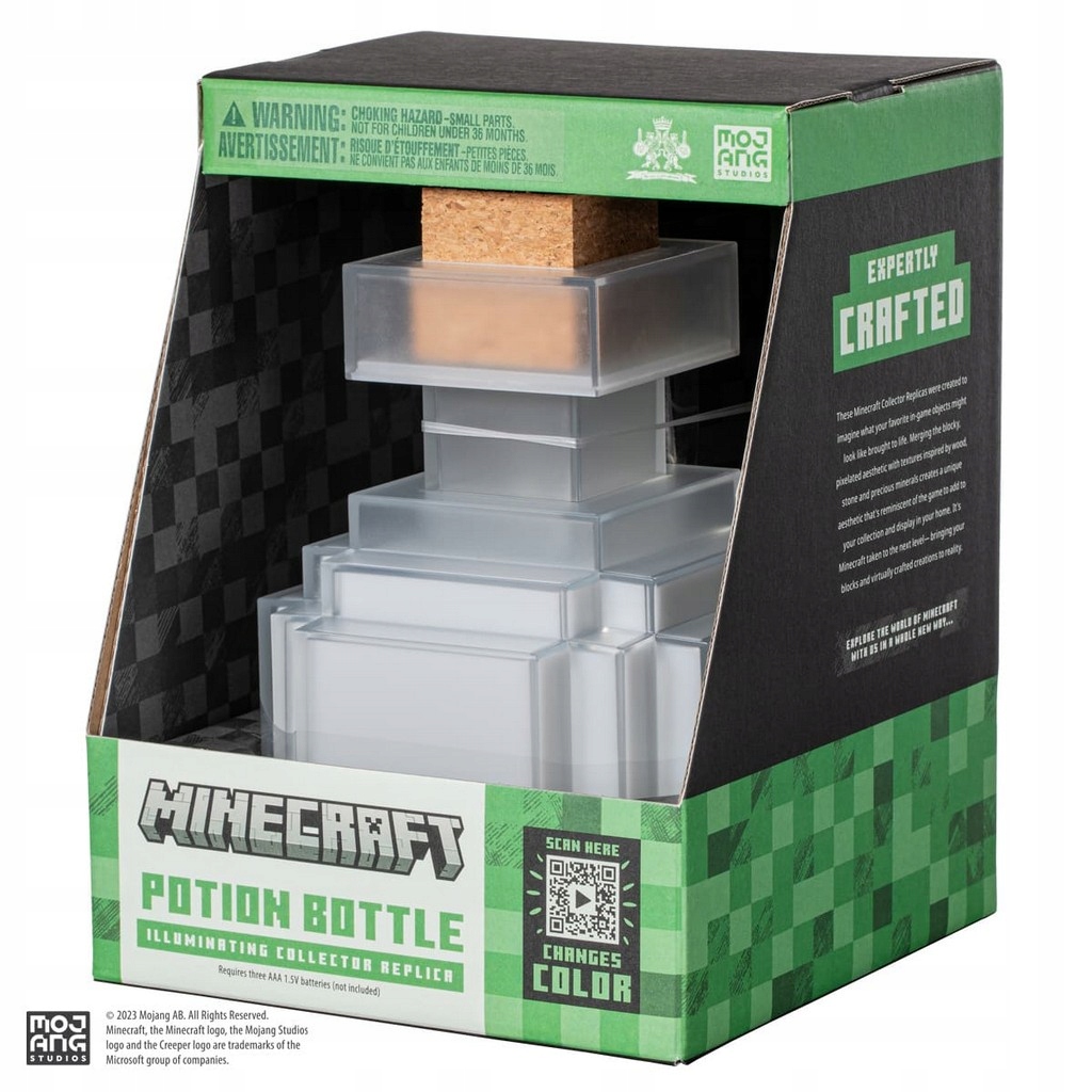 Lampička Minecraft: Illuminating Potion Bottle 16,50 cm