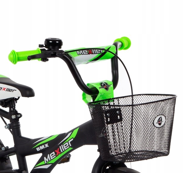 ROWER BMX 16 ! Mexller ROWEREK DZIECIĘCY kolory prowadnik kółka boczne Model BMX 16