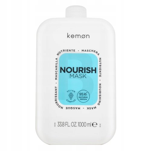 Kemon Nourish Mask vyživující maska pro suché a poškozené vlasy 1000 ml