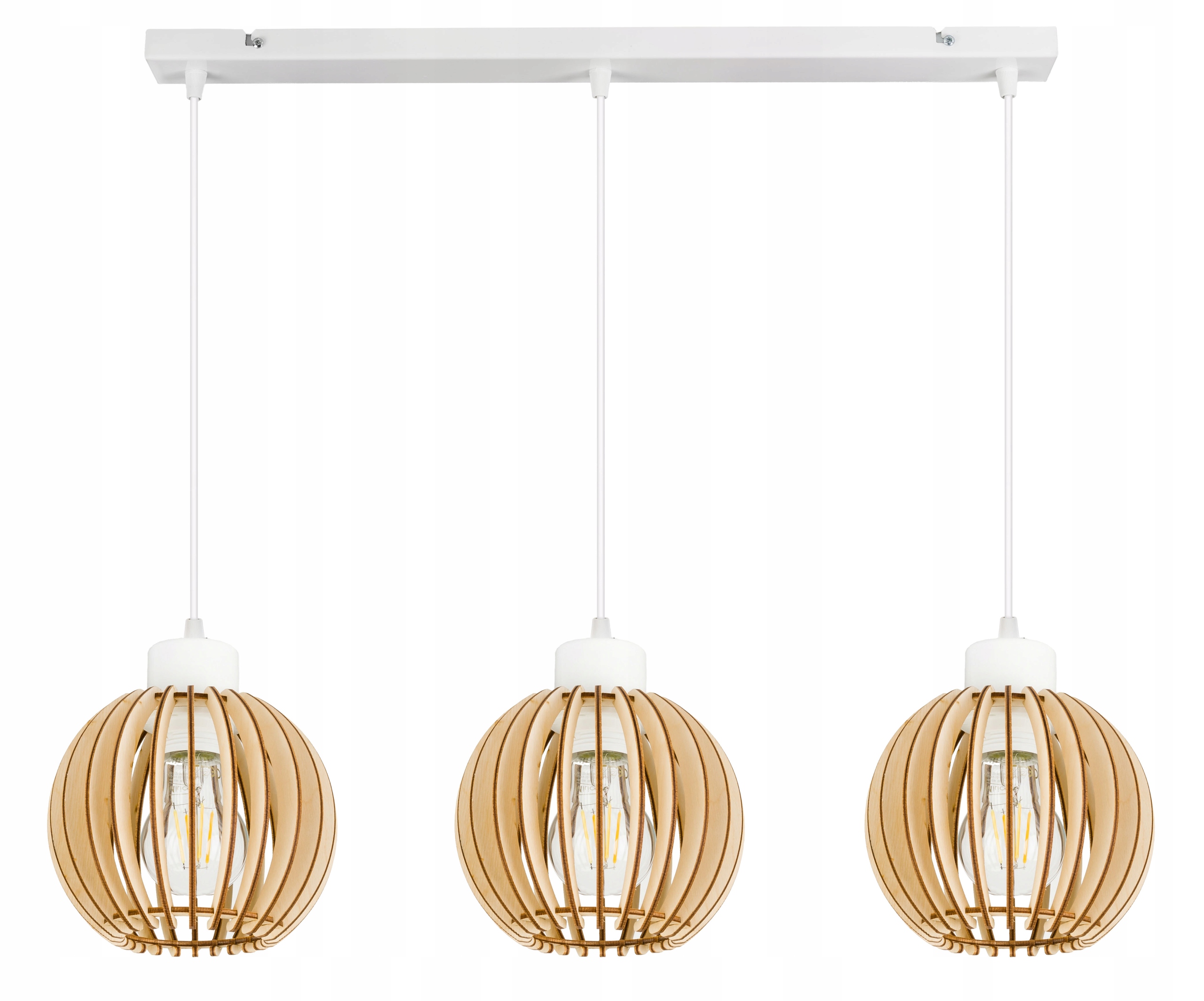 

Lampa Wisząca Zwis żyrandol sufitowa Loft Drewno 3