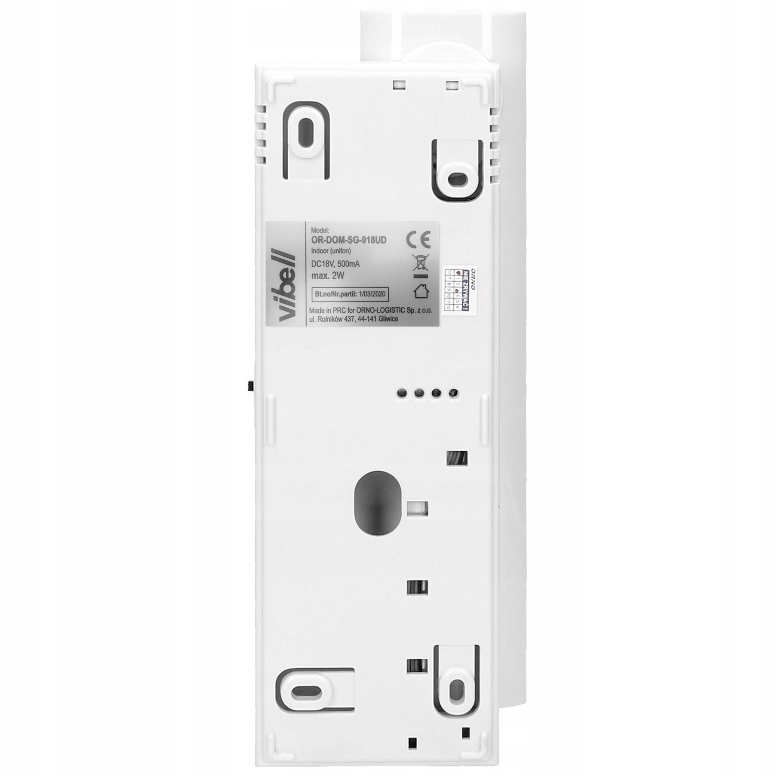 DOMOFON DO FURTKI BRAMY 2-ŻYŁOWY NATYNKOWY Z DASZKIEM ALUMINIUM Rodzaj domofonu Jednorodzinny