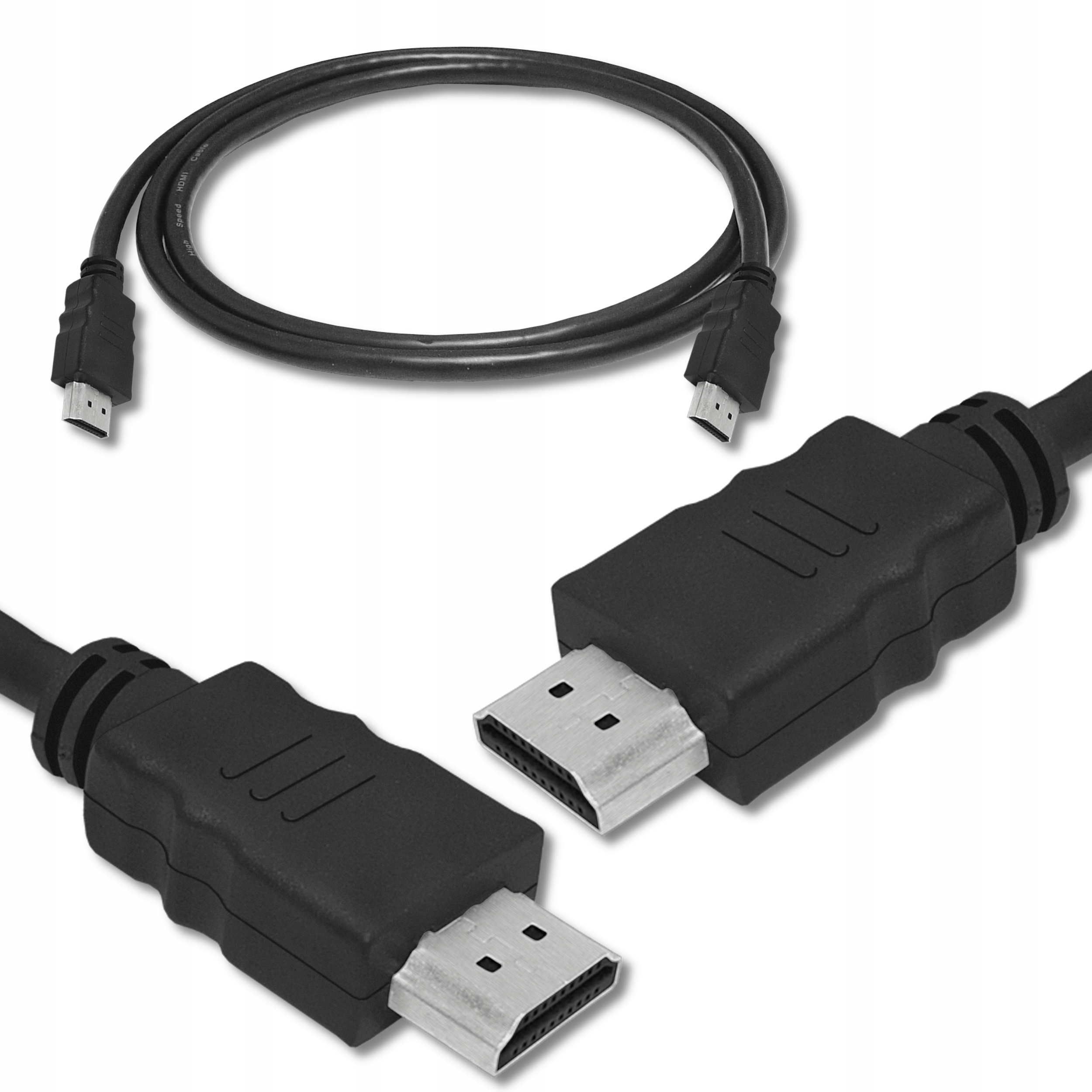 

Przewód Kabel 2X Hdmi V2.0 4K 2 Metry Czarny 2 M