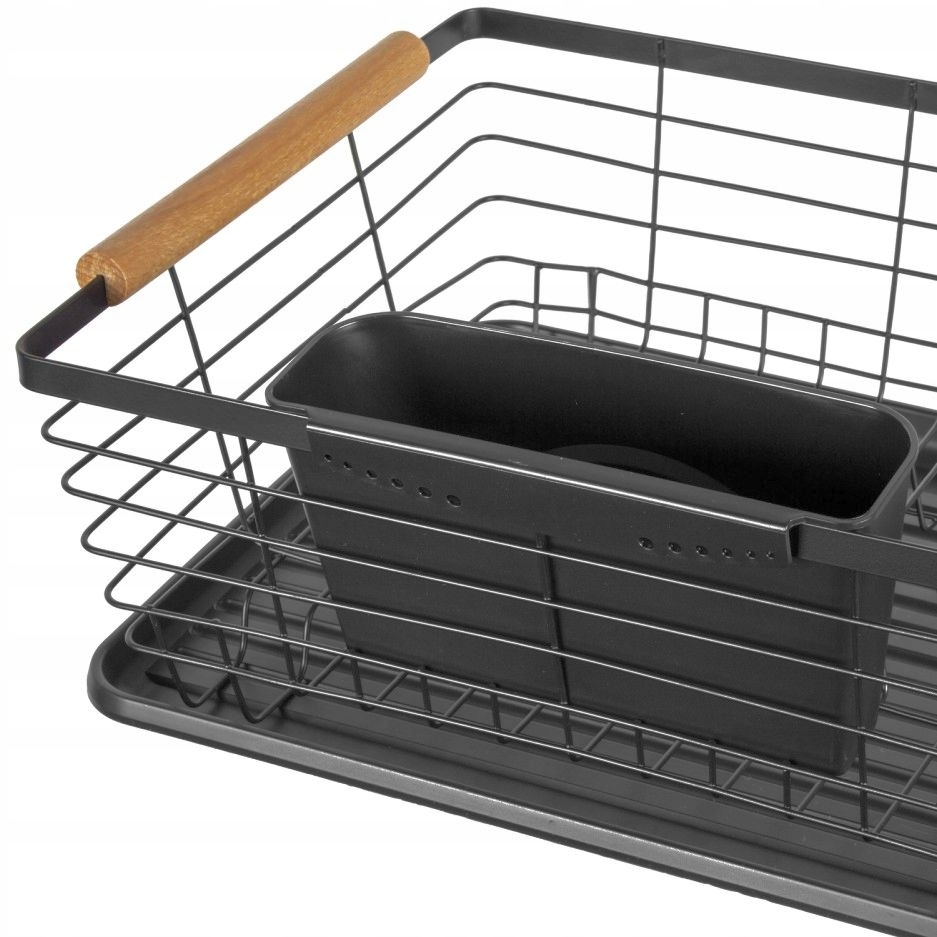 SUSZARKA DO NACZYŃ CZARNA STOJĄCA OCIEKACZ BB2312 EAN (GTIN) 5906716923129