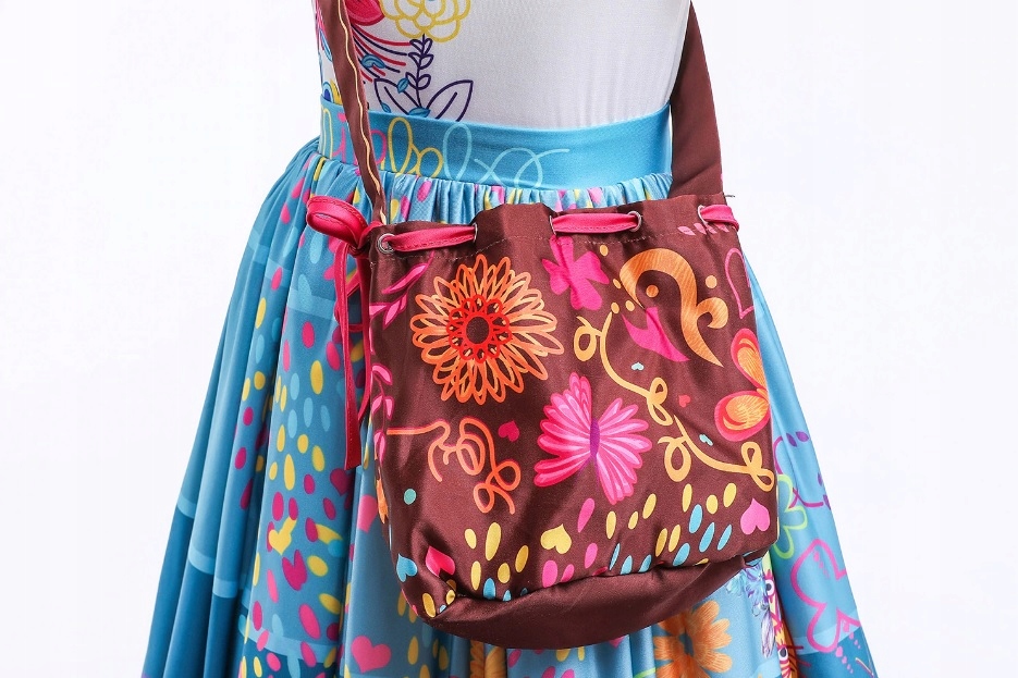 SUKIENKA STRÓJ PRZEBRANIE ENCANTO MIRABEL MADRIGAL BAL KARNAWAŁ 128 134 CM Płeć Dziewczynki