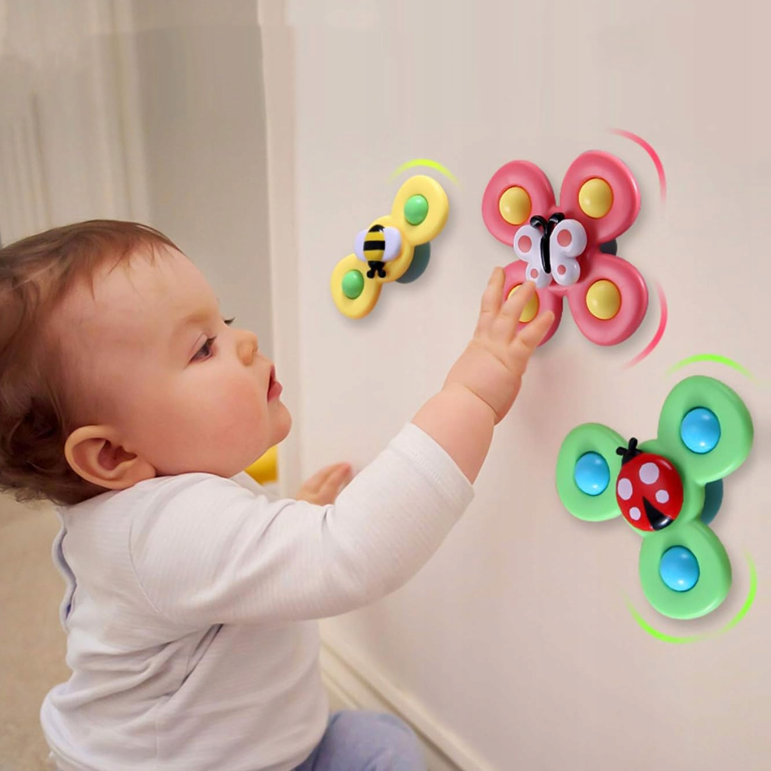 SPINER FIDGET SPINNER ZABAWKA SENSORYCZNA GRZECHOTKA DO KĄPIELI ZESTAW EAN (GTIN) 5906482732017