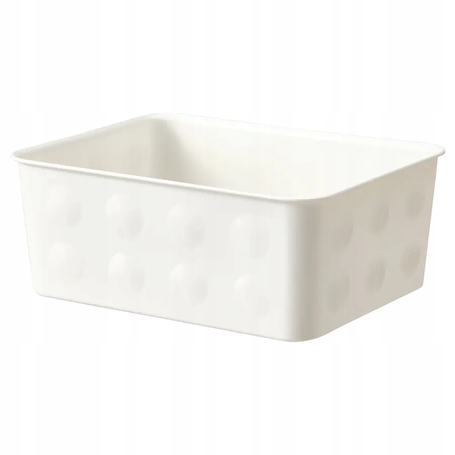 

Ikea Nojig Organizer plastik/biały 20x25x10 cm