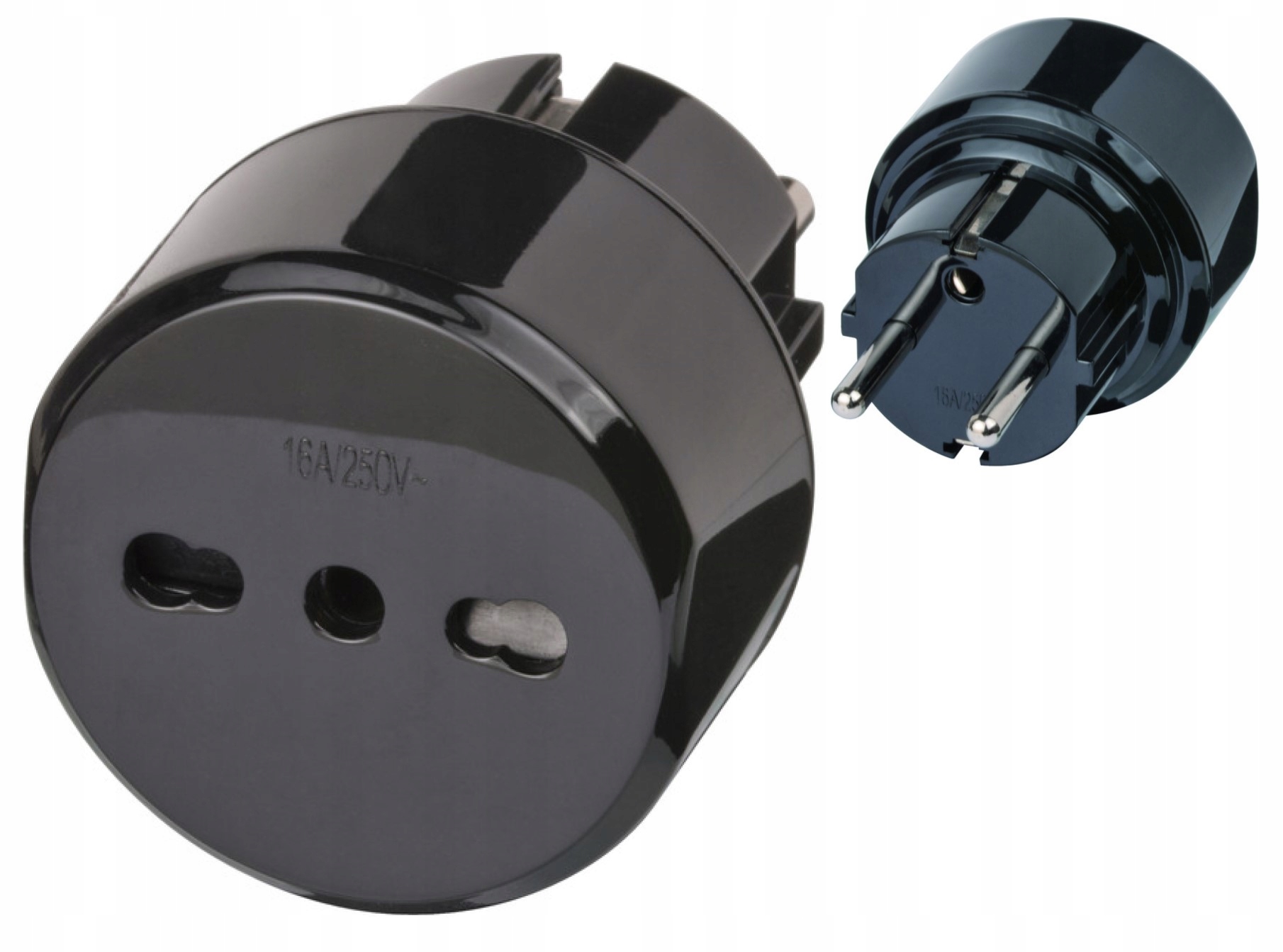

Adapter Włochy Polska z uziemieniem Brennenstuhl