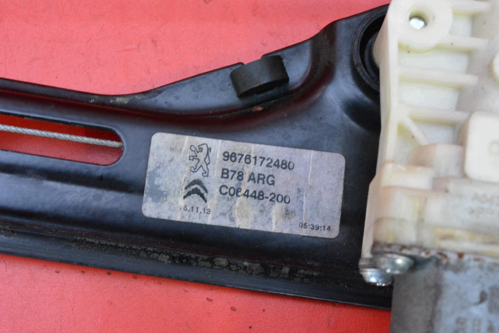 window regulator left rear part EU 9676172480 CITROEN C4 PICASSO 2 II 13-17