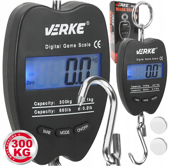 Waga Hakowa Wisząca Dźwigowa Przemysłowa 300 Kg