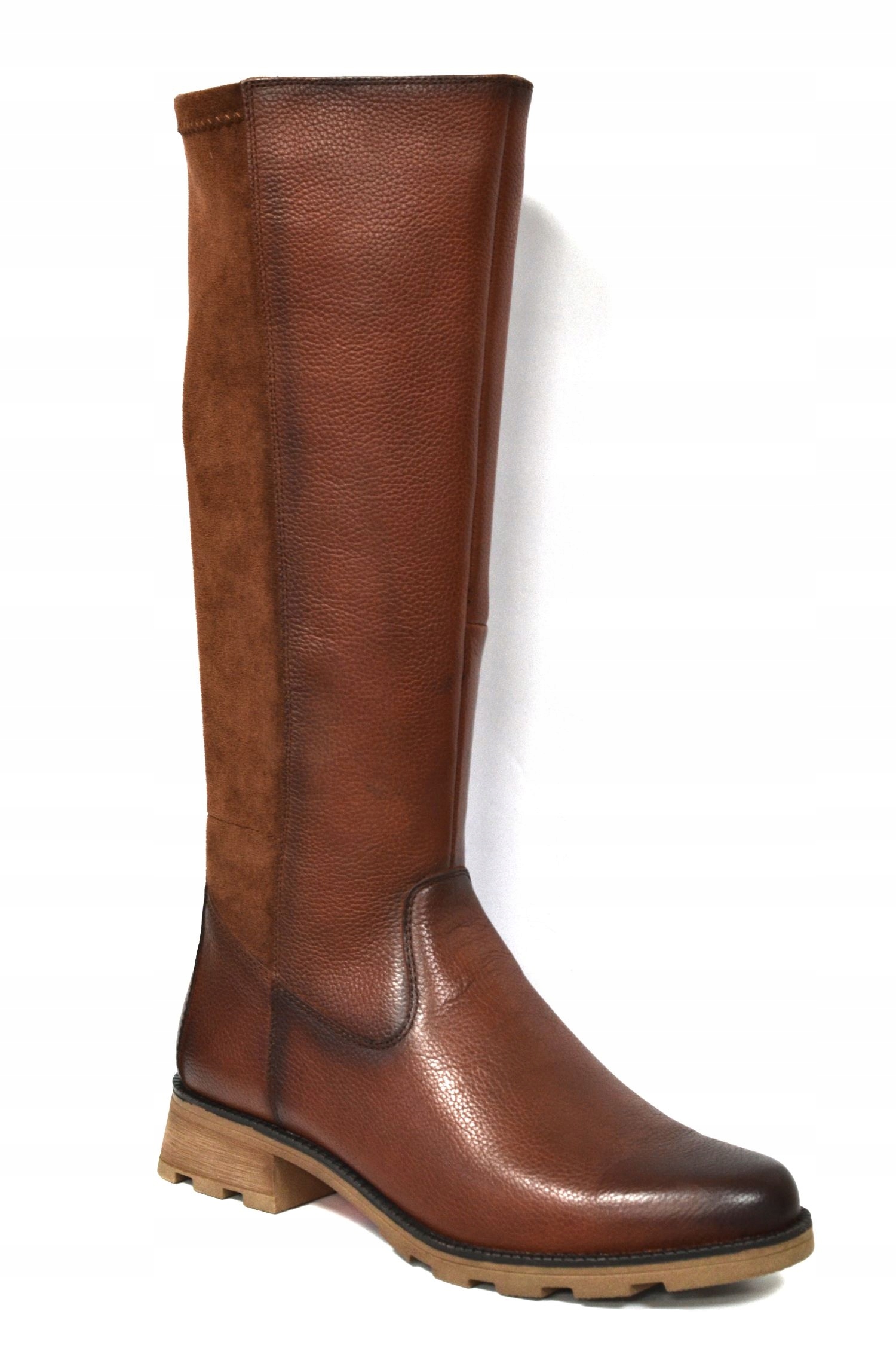 Caprice 25611-41 Kozačky Hnědé Kůže/stretch Vel. 40