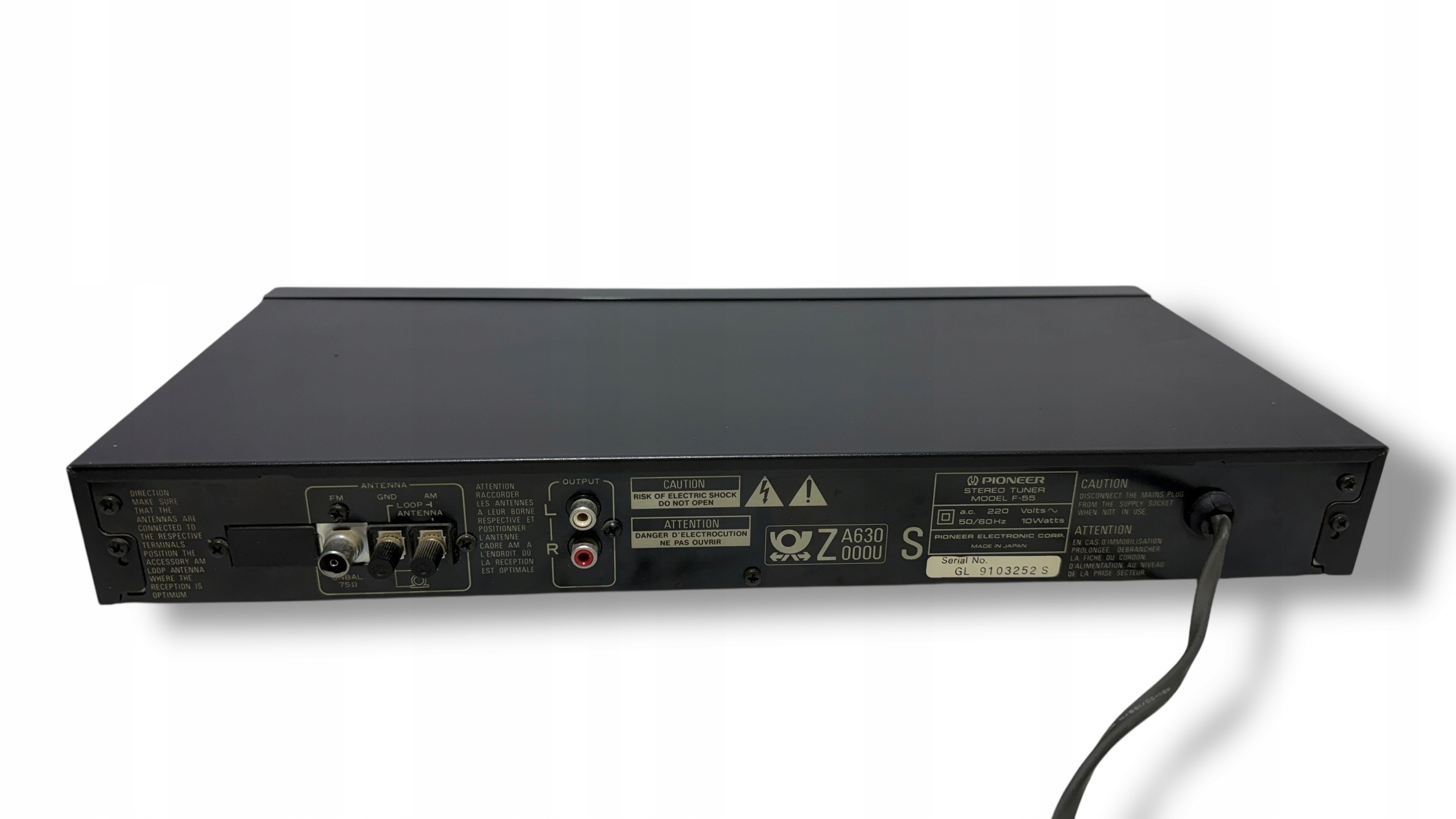 Tuner Pioneer F-55 Kolor czarny