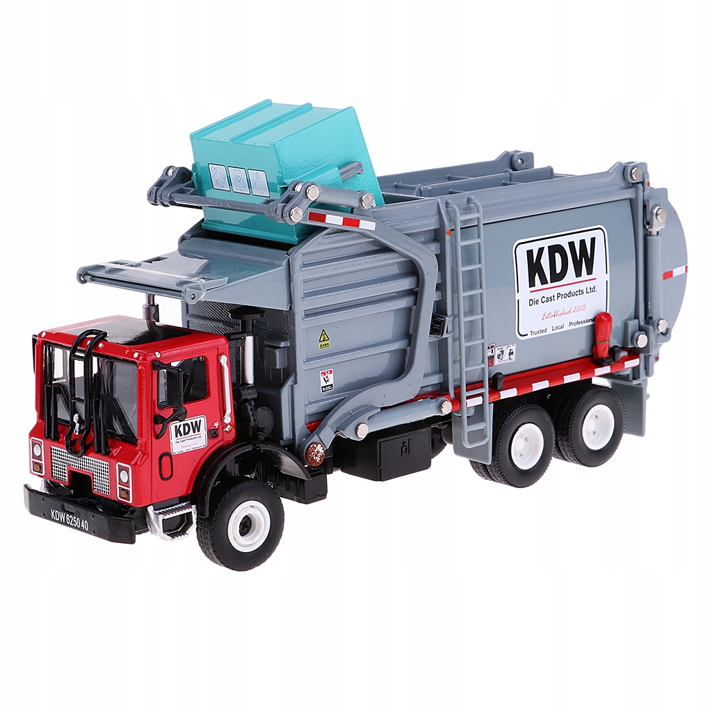 1:24 Construction Toy Dump Garbage Recycling Rodzaj pojazdu śmieciarka