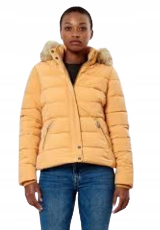 Kaporal Dámská Prošívaná Bunda S Kapucí A Kožešinou XL Jyj