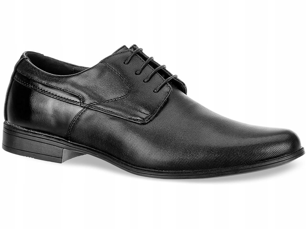 

Półbuty Buty Wizytowe Pantofle Wkładka Skóra r 44