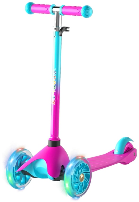 Faydudu 3-KOŁOWA Hulajnoga regulowana dla dzieci 2-6 lat Q