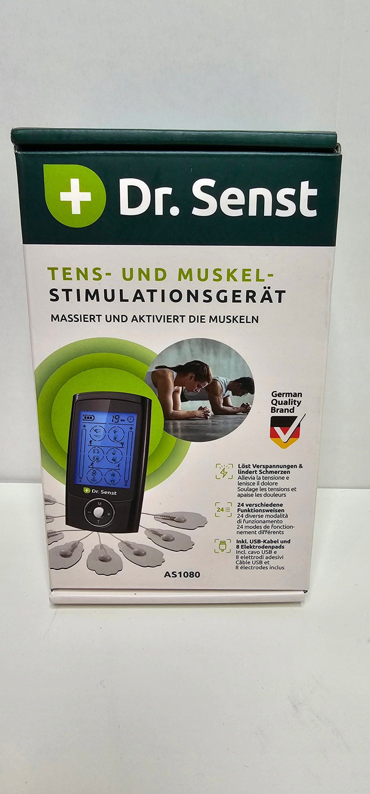 Dr. Senst Urządzenie do elektrostymulacji 2 w 1 AS1080A