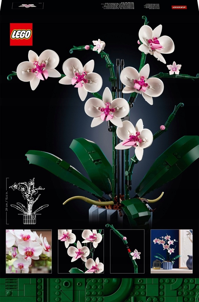 LEGO ORCHIDEA STORCZYK CREATOR OZDOBA KWIATEK STORCZYK PREZENT DLA NIEJ Bohater brak