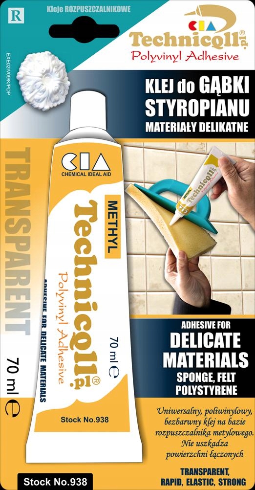 

Klej do gąbki i styropianu Technicqll 70ml R-938