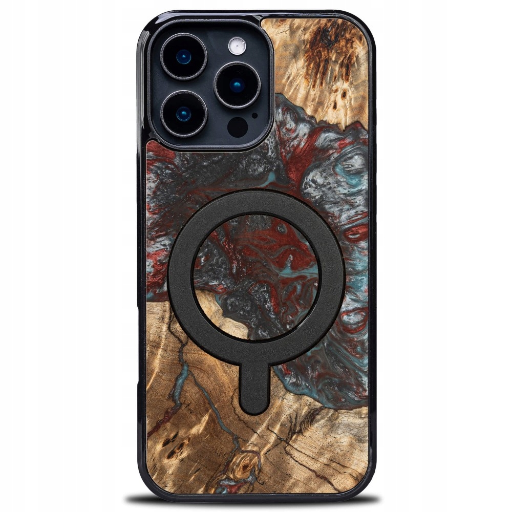 Pouzdro Bewood Unique pro iPhone 16 Pro Max Planety Pluton s MagSafe