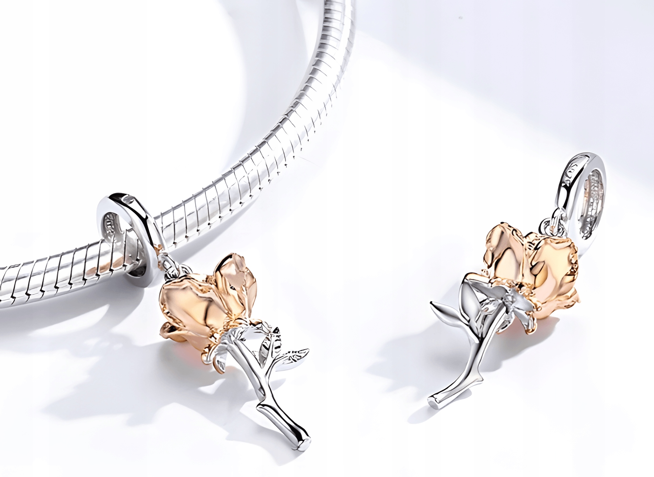 CHARMS ZAWIESZKA RÓŻA KWIAT URODZINY ROCZNICA ROSE Marka Inna marka