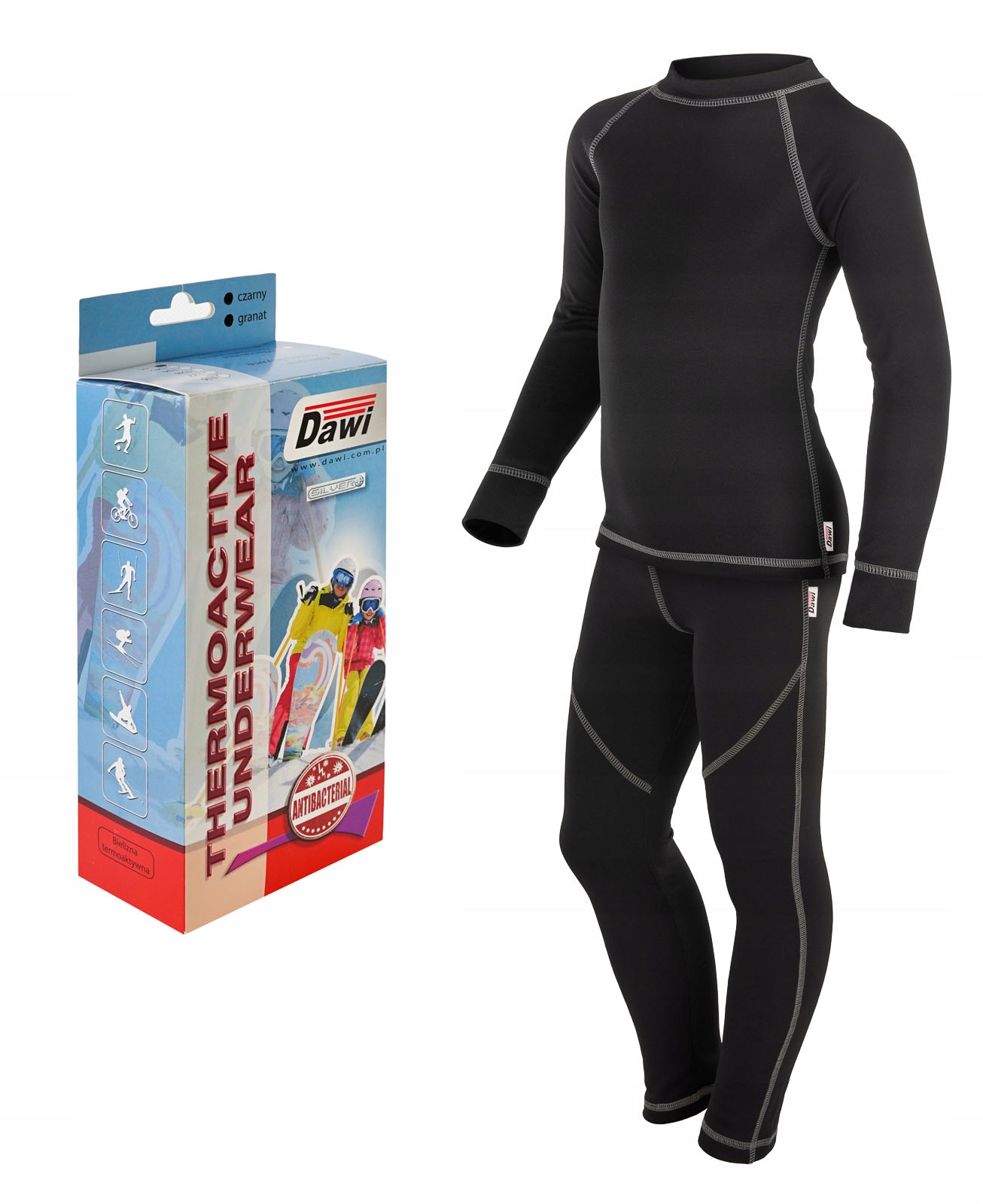 Bielizna dziecięca termoaktywna KOMPLET DAWI 122 Właściwości termiczne