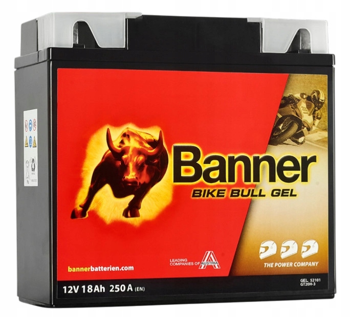 Akumulator Banner Agm Plus BG12-19 12V 18Ah 250A do Bmw z Abs może leżeć
