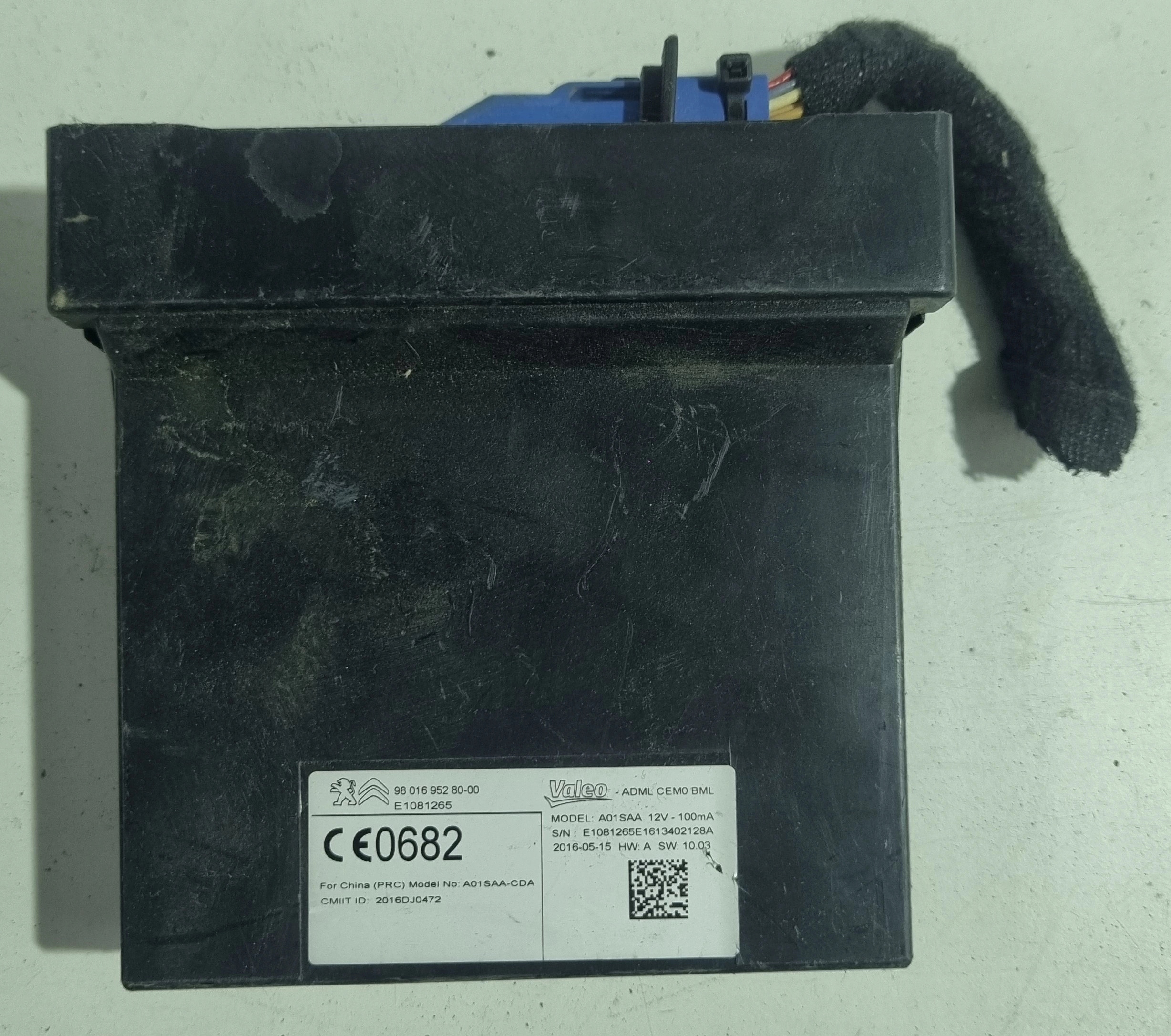 modulo ECU di tensione PEUGEOT 508