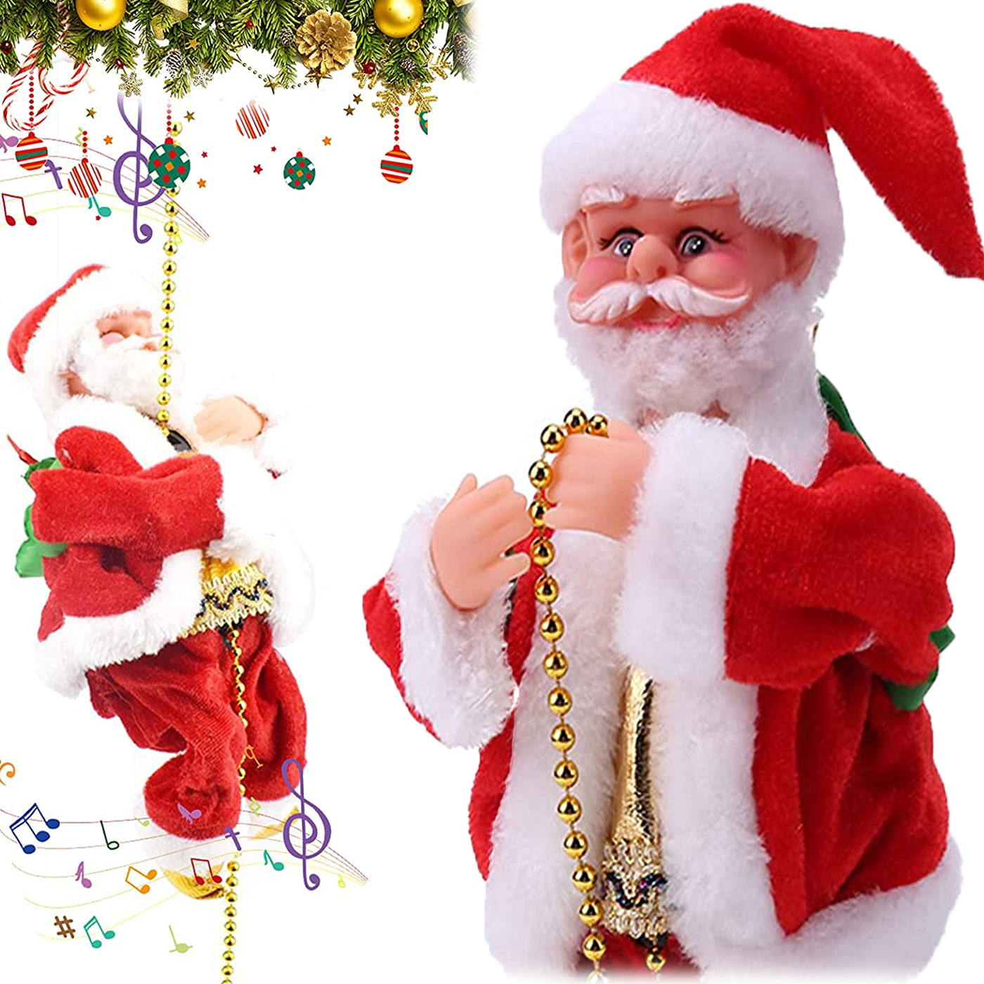 

100cm Wspinający Się Mikołaj Na Linie Wchodzący 52