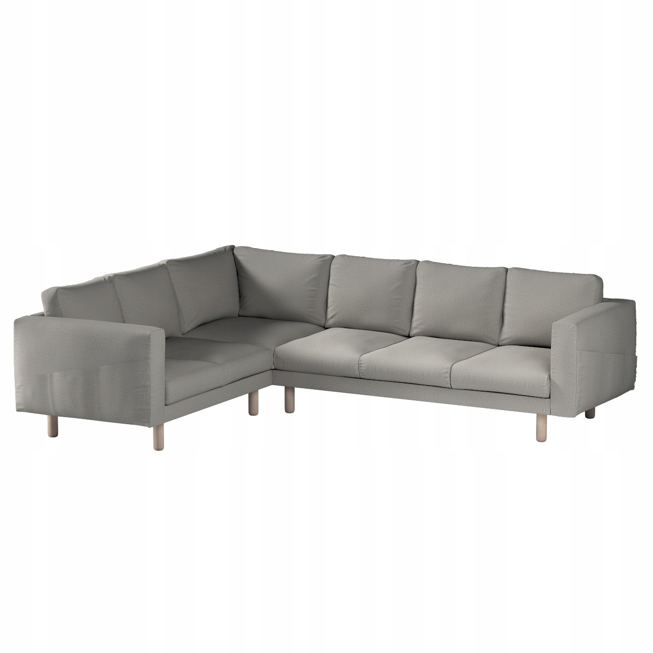 Dekoria potah na rohovou pohovku Norsborg pro 5 osob Ikea šedý