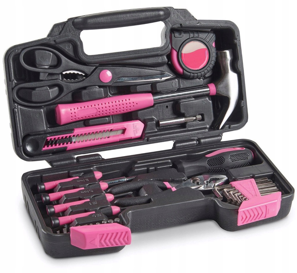 ZESTAW NARZĘDZI DLA KOBIET 39 ELEMENTÓW WALIZKA Marka Kinzo