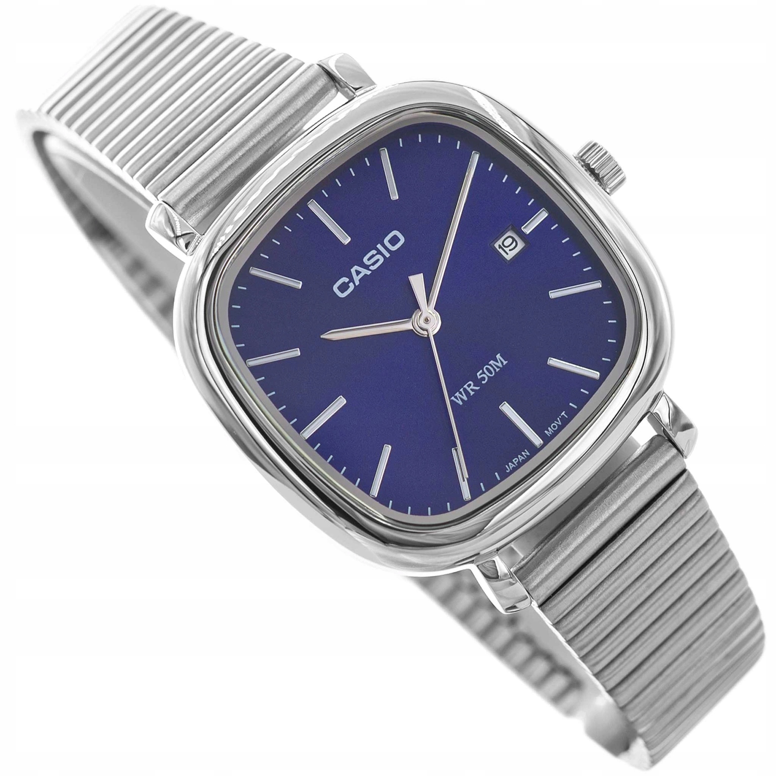 Dámské Hodinky Casio LTP-B166D-2AVEF Stříbrné Na Náramku Datumovka