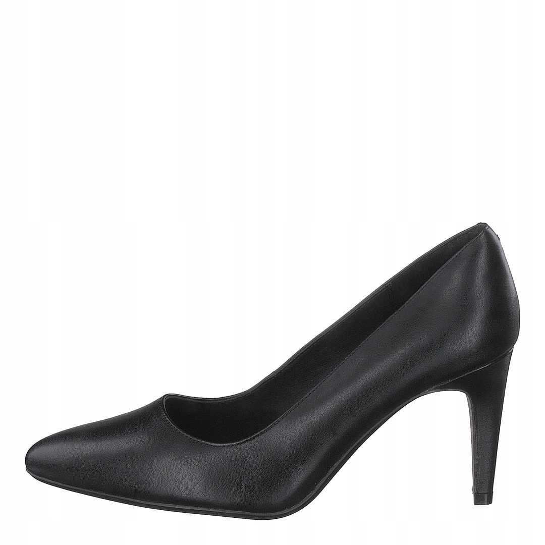 Clarks Černé Kožené Lodičky S Hladkým Podpatkem 38 J0B