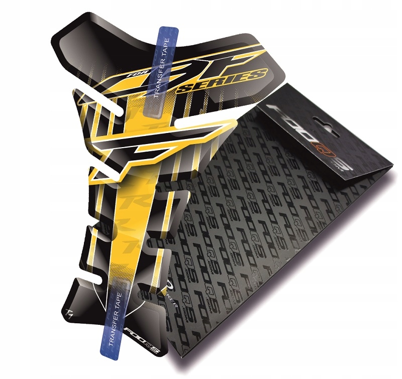 Tank-pad od firmy Fooqs pro Honda Cbf 125 250 500 600 1000 Žlutý