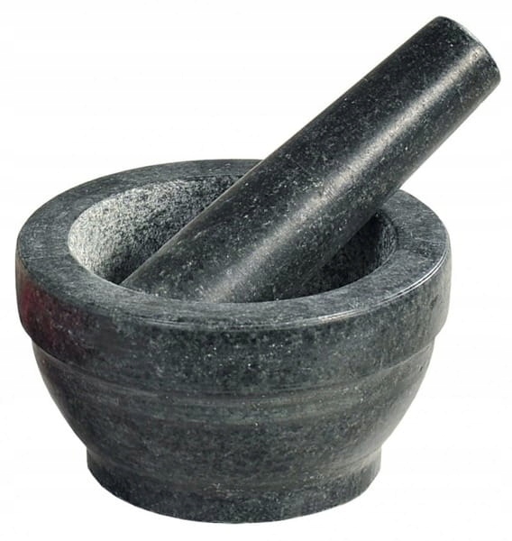 

Moździerz granitowy z tłuczkiem Kesper 16x9cm