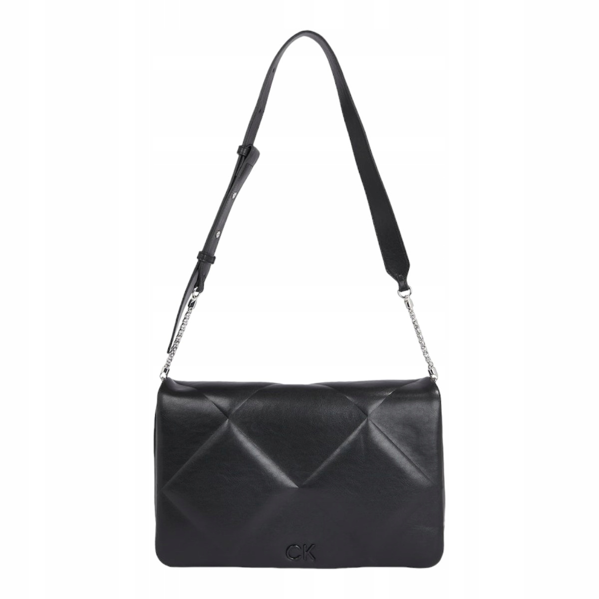Calvin Klein Dámská Kabelka Quilt Large Shoulder Bag Černá