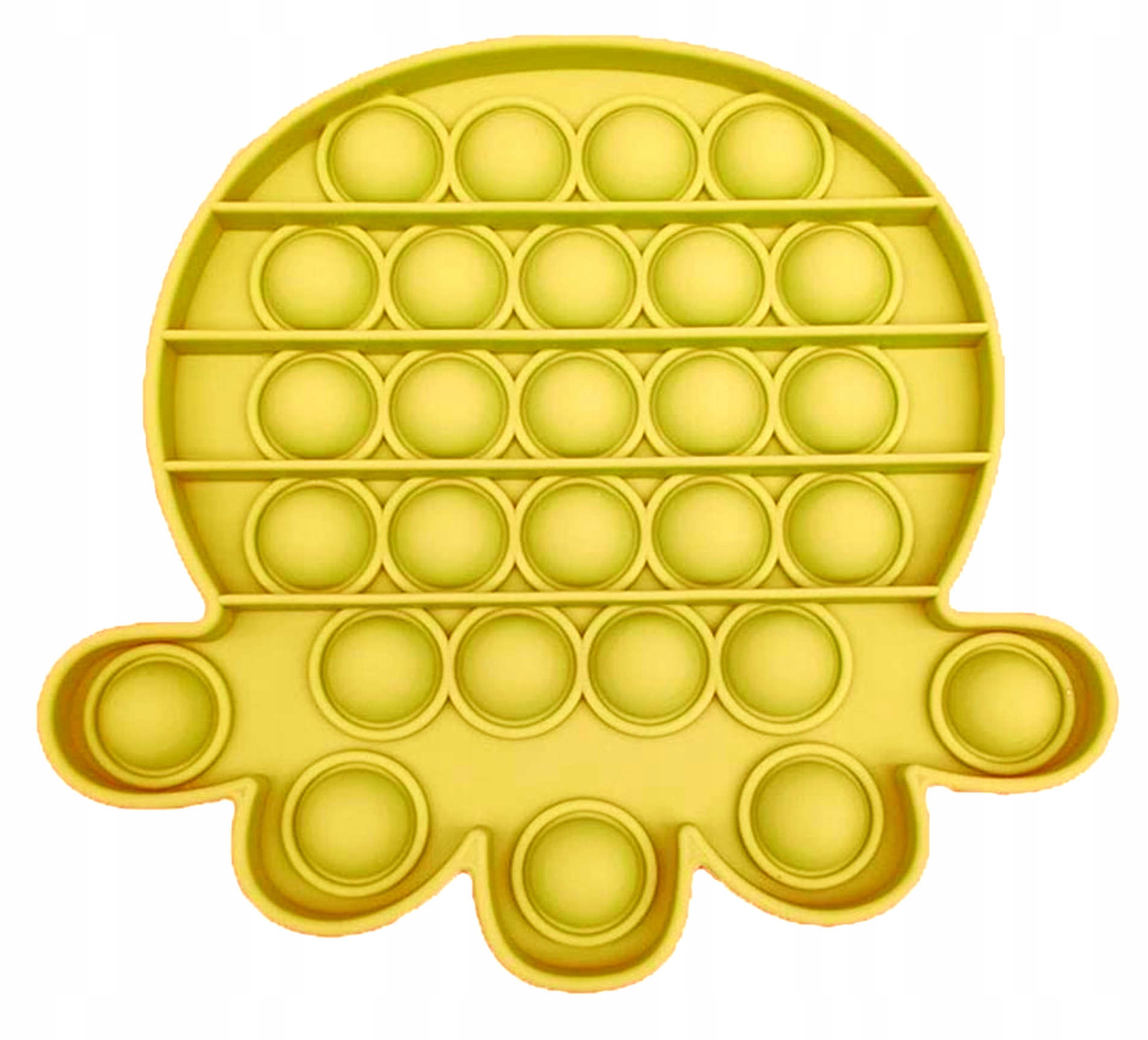PUSH BUBBLE POP IT SENSORYCZNA ŻÓŁTA OŚMIORNICA 3+
