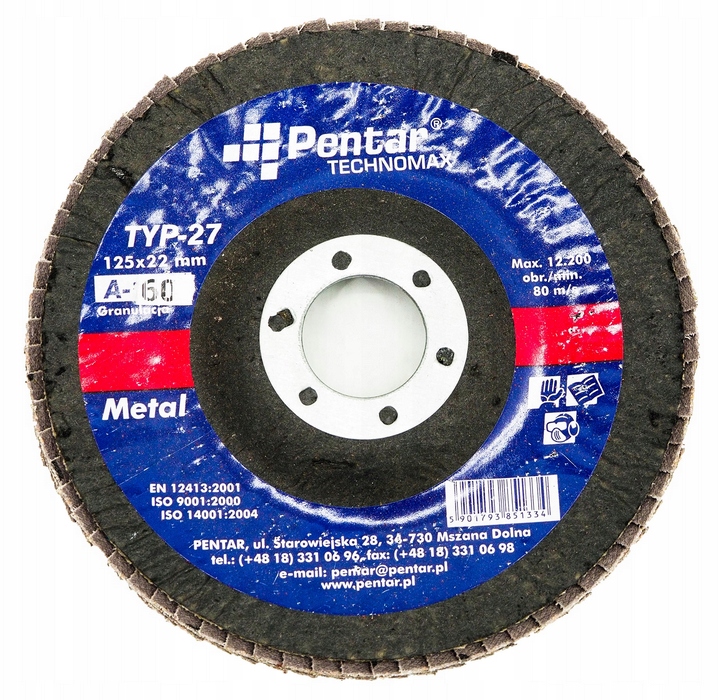 

Ściernica Lamelowa Pentar A-60 Gr 60 125x22 Korund
