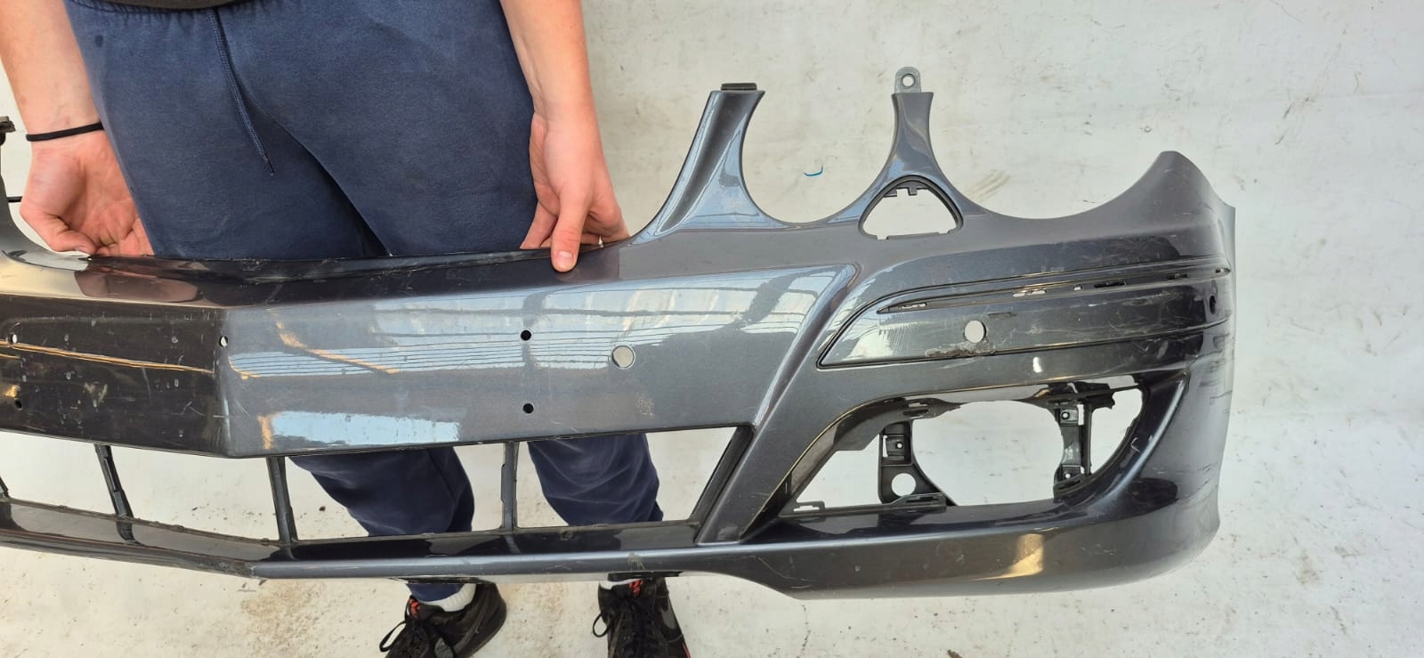 MERCEDES E-KLASA W211 LIFT 06-09 bumper front front SPR PDC