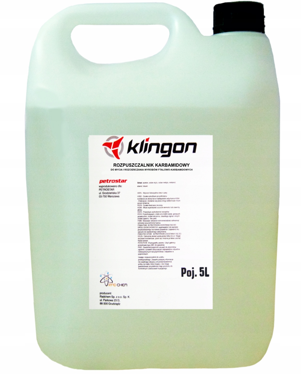 KLINGON ROZPUSZCZALNIK KARBAMIDOWY 5L