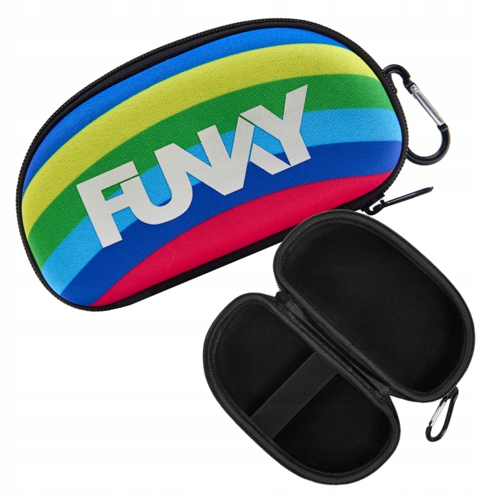Funky etui na okulary pływackie pokrowiec futerał ochronny twardy Rainbowie