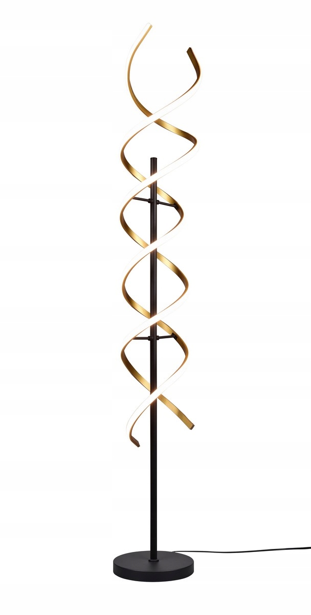 Podlahová lampa Trio s integrovaným zdrojom Led 32 W, zlatá