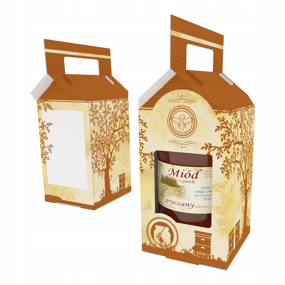 

Pudełko Ozdobne na 1 słoik 900ml (10szt)