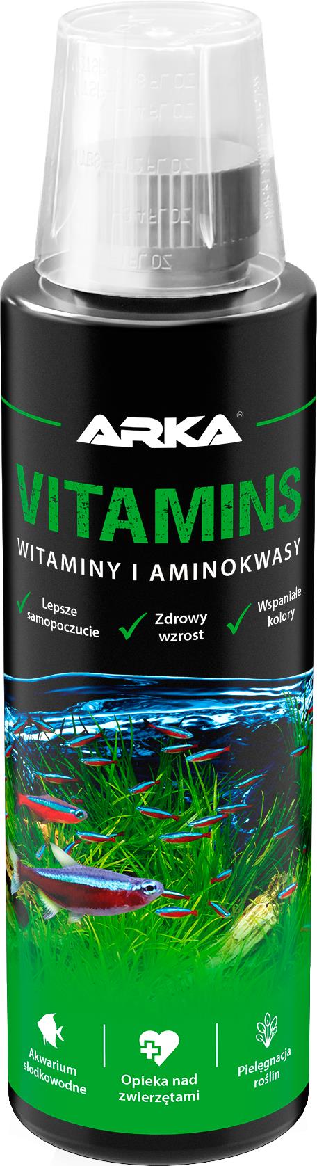Levně Vitamíny A Aminokyseliny Pro Ryby Doplněk Sladkovodního Akvária 236 ML