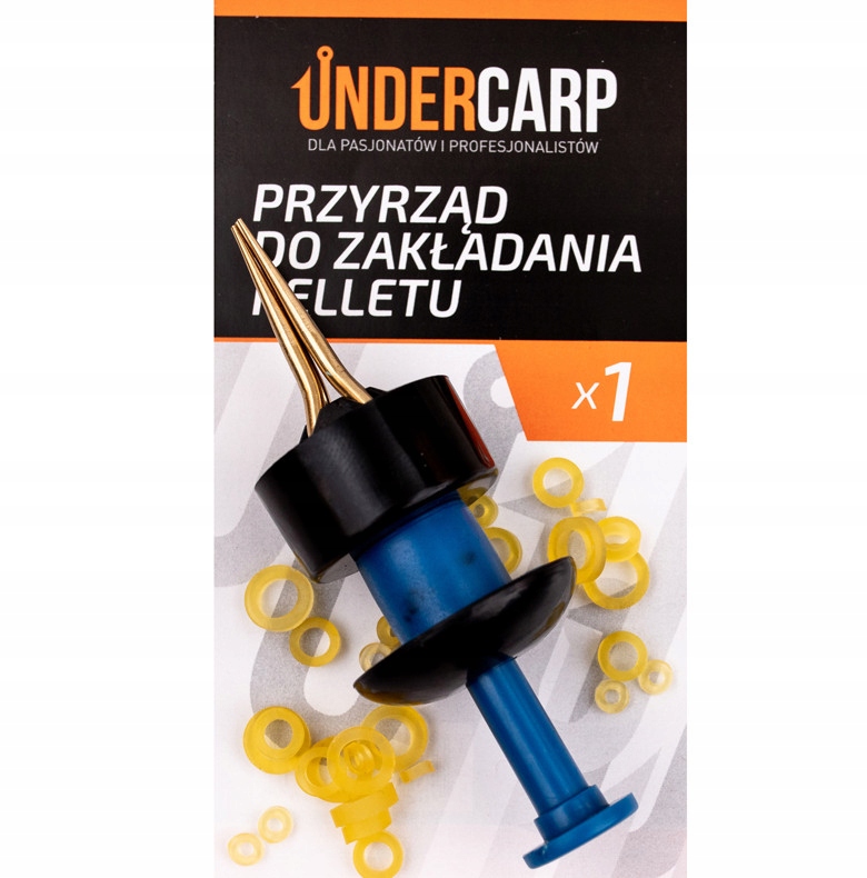 Przyrząd do zakładania pelletu gumki rozwieracz UnderCarp